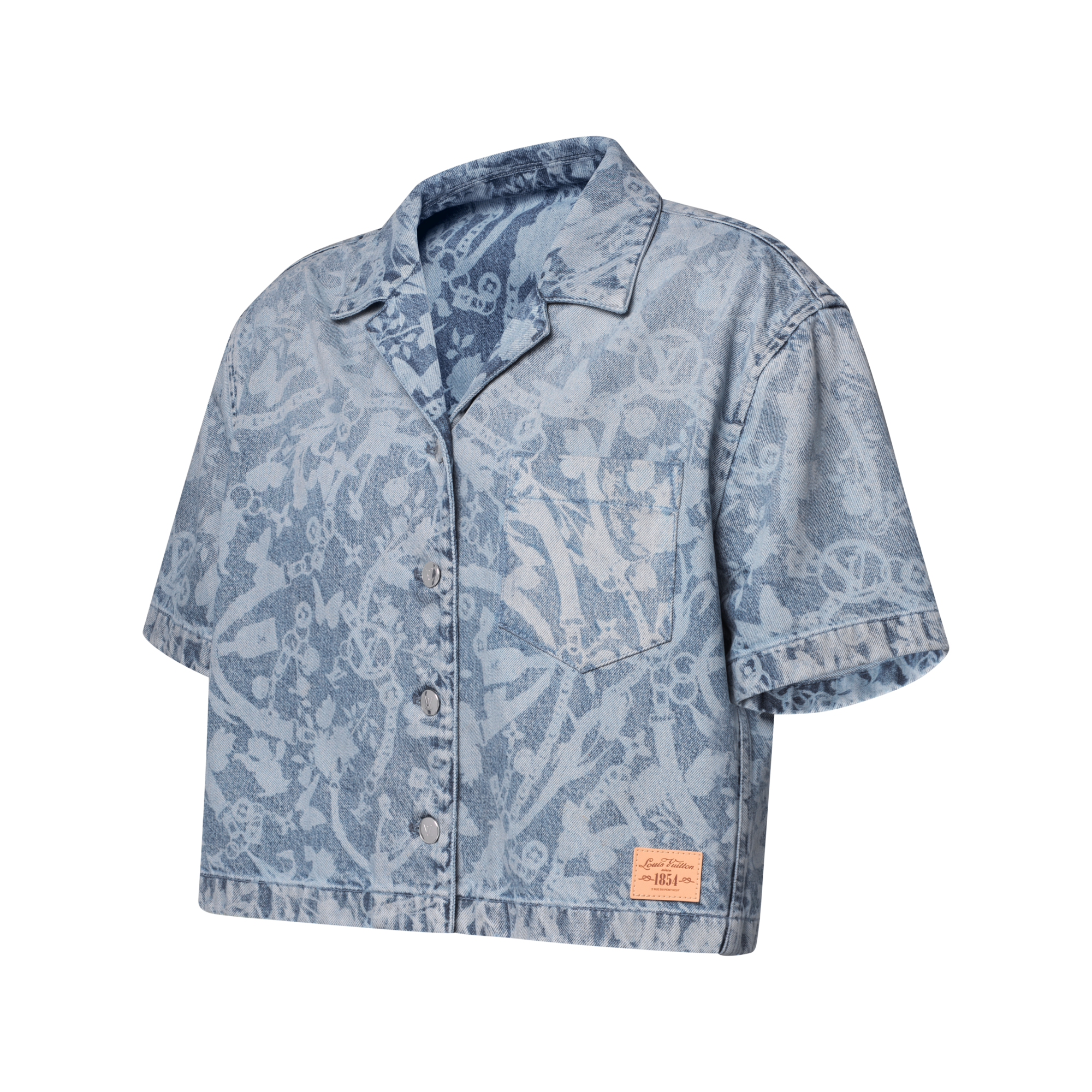 LV Bloom Denim Shirt - Ready-to-Wear | LOUIS VUITTON